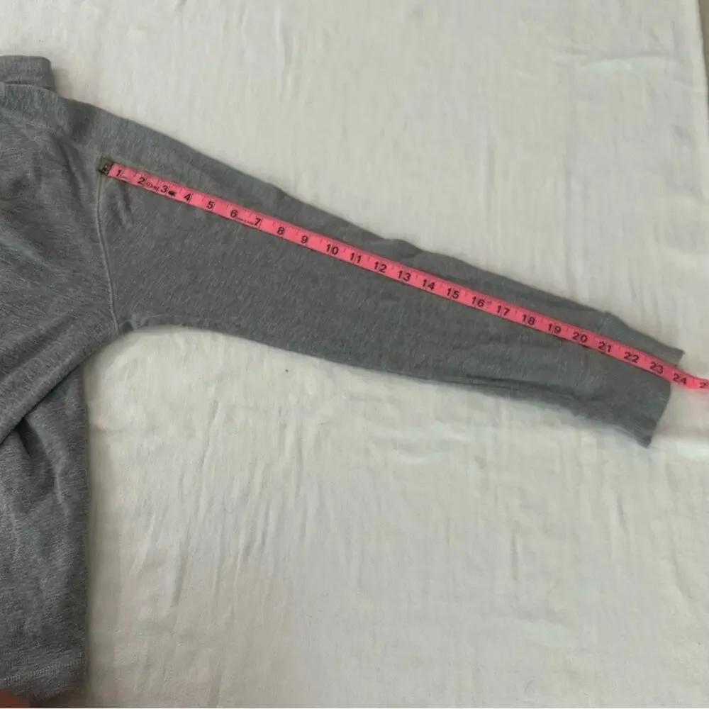 Banana Republic Gray Crewneck 100% Cotton Light Sweater Medium Classic Pullover